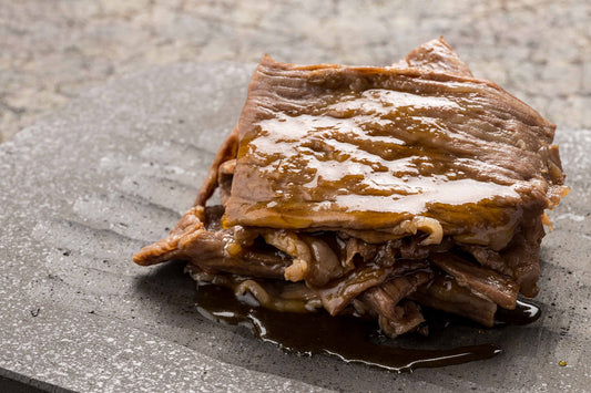 飛騨牛イチボのかさねミルフィーユ 醤油たれ